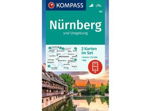 9783991217039 - KOMPASS Wanderkarten-Set 163 Nürnberg und Umgebung (2 Karten) 150000 Karte (im Sinne von Landkarte)