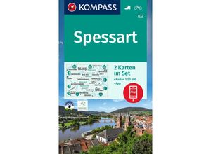 9783991217091 - KOMPASS Wanderkarten-Set 832 Spessart (2 Karten) 150000 Karte (im Sinne von Landkarte)