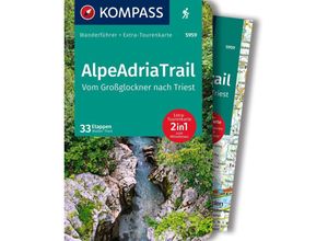 9783991217237 - KOMPASS Wanderführer AlpeAdriaTrail Vom Großglockner nach Triest 33 Etappen mit Extra-Tourenkarte - Walter Theil Kartoniert (TB)