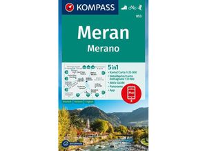 9783991217381 - KOMPASS Wanderkarte 053 Meran   Merano 125000 Karte (im Sinne von Landkarte)