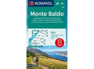 9783991217602 - KOMPASS Wanderkarte 129 Monte Baldo Malcesine Nago-Torbole Garda 125000 Karte (im Sinne von Landkarte)