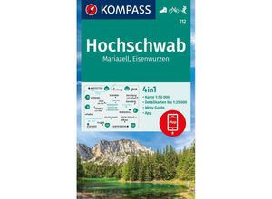 9783991217749 - KOMPASS Wanderkarte 212 Hochschwab Mariazell Eisenwurzen 150000 Karte (im Sinne von Landkarte)