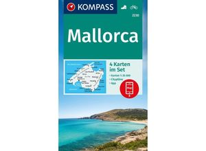 9783991218043 - KOMPASS Wanderkarten-Set 2230 Mallorca (4 Karten) 135000 Karte (im Sinne von Landkarte)