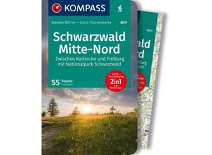 9783991218463 - KOMPASS Wanderführer Schwarzwald Mitte-Nord 50 Touren mit Extra-Tourenkarte - Lisa Aigner Kartoniert (TB)