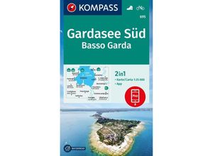 9783991218623 - KOMPASS Wanderkarte 695 Gardasee Süd Basso Garda 125000 Karte (im Sinne von Landkarte)