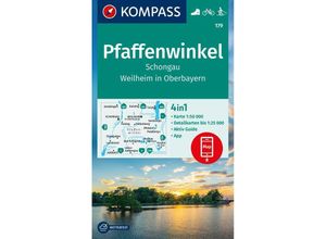 9783991218784 - KOMPASS Wanderkarte 179 Pfaffenwinkel Schongau Weilheim i OB 150000 Karte (im Sinne von Landkarte)