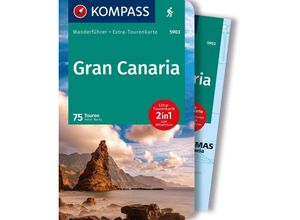 9783991219682 - KOMPASS Wanderführer Gran Canaria 75 Touren mit Extra-Tourenkarte Kartoniert (TB)