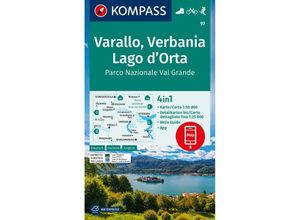 9783991219903 - KOMPASS Wanderkarte 97 Varallo Verbania Lago dOrta Parco Nazionale Val Grande 150000 Karte (im Sinne von Landkarte)