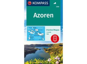 9783991540151 - KOMPASS Wanderkarten-Set 2260 Azoren (2 Karten) 150000 Karte (im Sinne von Landkarte)