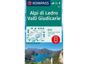 9783991540250 - KOMPASS Wanderkarte 071 Alpi di Ledro Valli Giudicarie 135000 Karte (im Sinne von Landkarte)