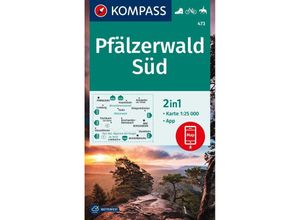 9783991540656 - KOMPASS Wanderkarte 473 Pfälzerwald Süd 125000 Karte (im Sinne von Landkarte)