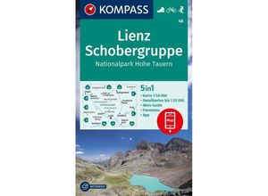 9783991540670 - KOMPASS Wanderkarte 48 Lienz Schobergruppe Nationalpark Hohe Tauern 150000 Karte (im Sinne von Landkarte)