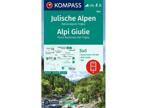 9783991540809 - KOMPASS Wanderkarte 064 Julische Alpen Nationalpark Triglav   Alpi Giulie 125000 Karte (im Sinne von Landkarte)