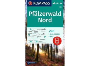 9783991540847 - KOMPASS Wanderkarte 471 Pfälzerwald Nord 125000 Karte (im Sinne von Landkarte)