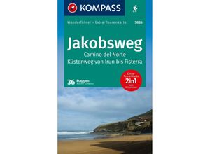 9783991541813 - KOMPASS Wanderführer Jakobsweg Camino del Norte 36 Etappen mit Extra-Tourenkarte - Rorbert Schwänz Kartoniert (TB)