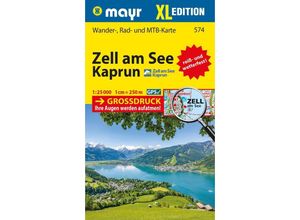 9783991542049 - Mayr Wanderkarte Zell am See Kaprun XL 125000 Karte (im Sinne von Landkarte)