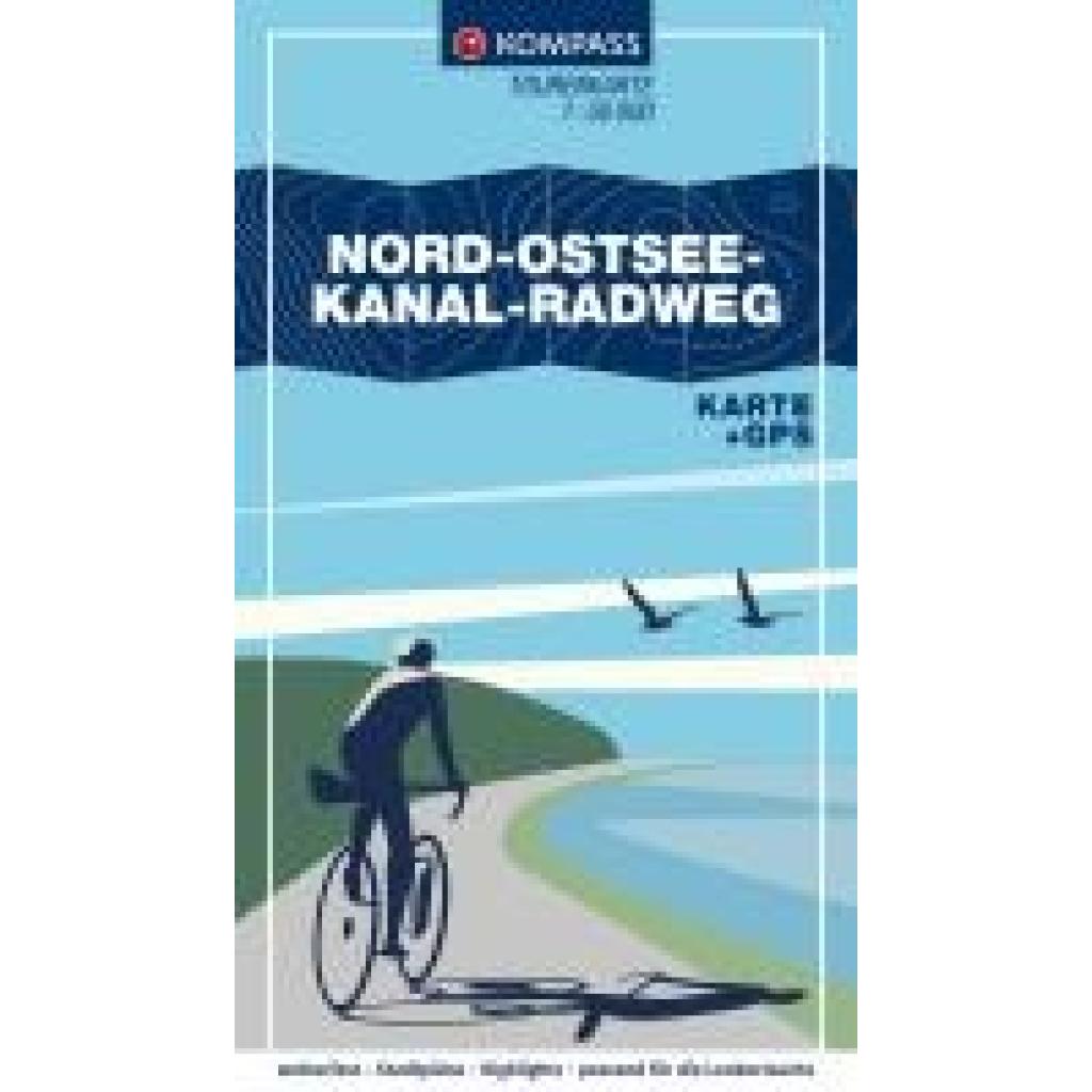 9783991542254 - KOMPASS Fahrrad-Tourenkarte Nord-Ostsee-Kanal-Radweg 150000