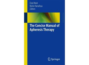 9784431544111 - The Concise Manual of Apheresis Therapy Kartoniert (TB)