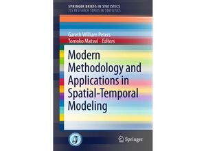 9784431553380 - SpringerBriefs in Statistics   Modern Methodology and Applications in Spatial-Temporal Modeling Kartoniert (TB)