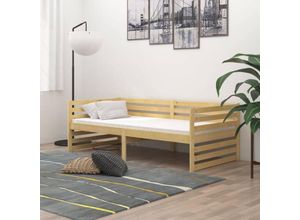 9785489251617 - Bonnevie - 2-in-1-Tagesbett 90x200 cm mit Matratze zum AusruhenBequemes Gästebett Sofabett Kiefer Massivholz -BVE79348