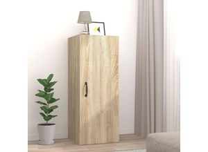 9785489409162 - WandschrankHängeschrankWohnzimmerschrank Küchenschrank Sonoma-Eiche 345x34x90 cm Holzwerkstoff -BNC72734 - Braun