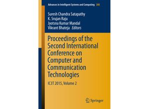 9788132225225 - Proceedings of the Second International Conference on Computer and Communication Technologies Kartoniert (TB)