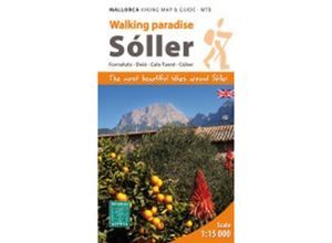 9788480904834 - Walking Paradise Sóller - The most beautiful hikes around Sóller Karte (im Sinne von Landkarte)