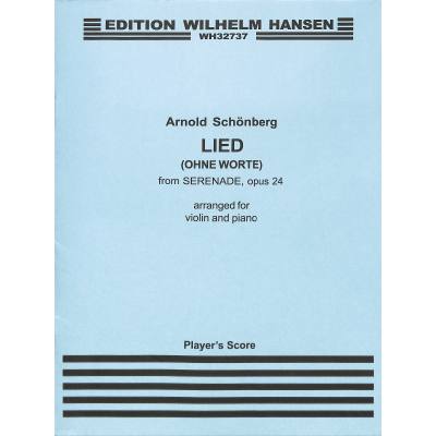 9788759837023 - Lied ohne Worte (aus Serenade op 24)