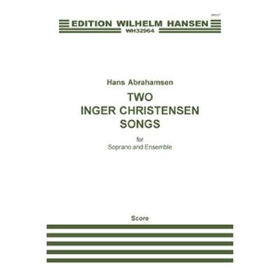 9788759839508 - 2 Inger Christensen Songs