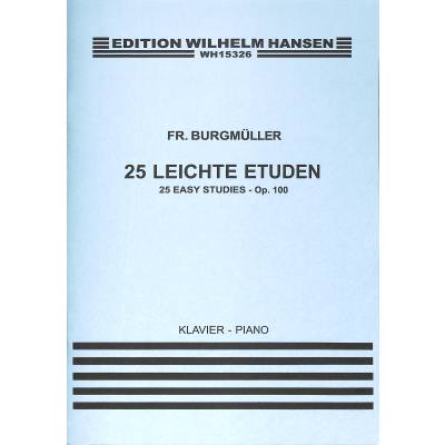 9788774551553 - 25 leichte Etüden op 100