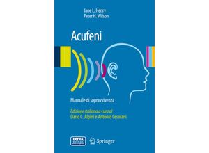 9788847023543 - Acufeni manuale di sopravvivenza - Jane L Henry Peter H Wilson Kartoniert (TB)