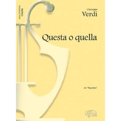 9788850709090 - Questa o quella (Rigoletto)