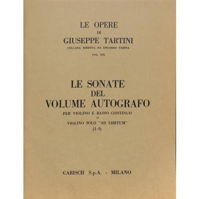 9788850728572 - Le Sonate del volume autografo