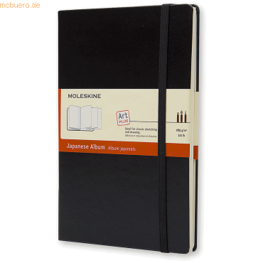 9788862933094 - Moleskine Japanisches Album L A5 165g-Papier Hard Cover Schwarz