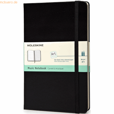 9788862933100 - Moleskine Noten-Notizbuch (Pentagram Notebook) Large Size Kunststoff