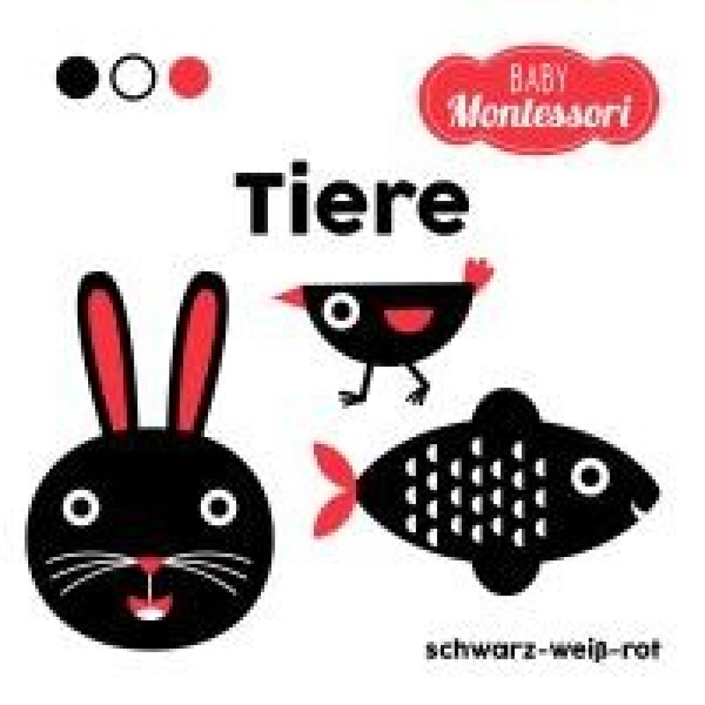 9788863126952 - Tiere schwarz-weiß-rot (Baby Montessori)