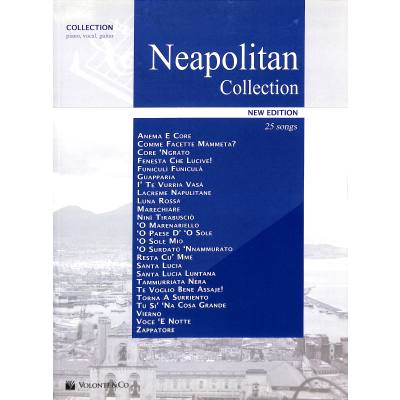 9788863881370 - Neapolitan Collection - 25 songs