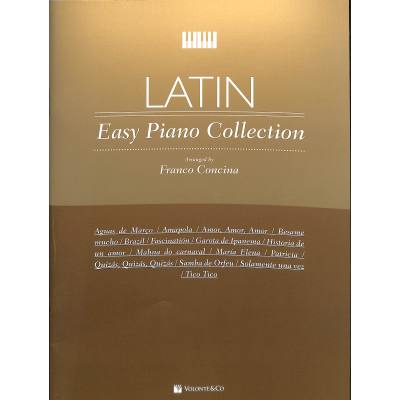 9788863881455 - Latin - easy piano collection