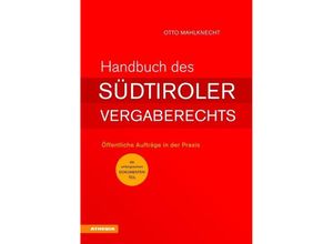 9788868392475 - Handbuch des Südtiroler Vergaberechts - Otto Mahlknecht Kartoniert (TB)