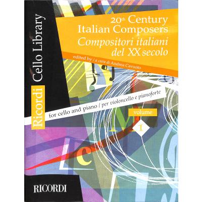 9788875929343 - 20th century italian composers