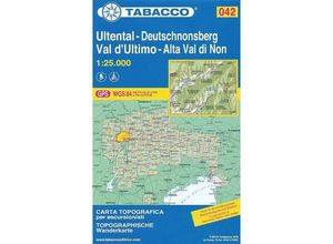 9788883150562 - Tabacco topographische Wanderkarte Ultental - Deutschnonsberg  Val d Ultimo - Alta Val di Non Karte (im Sinne von Landkarte)