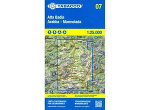 9788883151545 - 07 Alta Badia - Arabba Marmolada Karte (im Sinne von Landkarte)