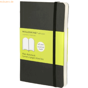 9788883707148 - Notizbuch P A6 9x14cm blanko Softcover schwarz