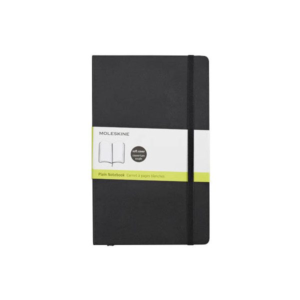 9788883707209 - Notizbuch Classic Collection 707209 schwarz A5 blanko 70g 96 Blatt 192 Seiten mit Gummiband 9788883707209 MOLESKINE