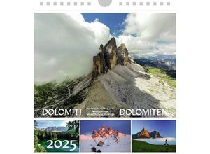 9788887531633 - Dolomiten 2025 Postkartenkalender Querformat