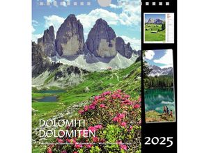 9788887531664 - Dolomiten 2025 Postkartenkalender Hochformat