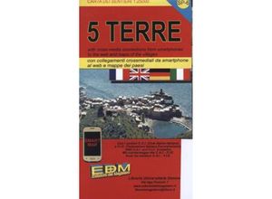 9788896107119 - EDM Wanderkarte   SP-6   EDM Wanderkarte 5 Terre Karte (im Sinne von Landkarte)