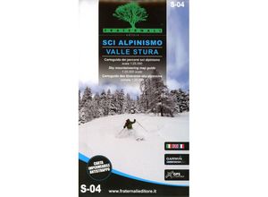 9788897465577 - Fraternali Editore Ski Touring Cartoguides   S03   Sci Alpinisimo in Valle Po valle Varaita Karte (im Sinne von Landkarte)