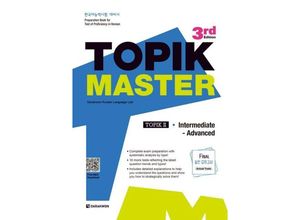 9788927733119 - TOPIK MASTER Final - TOPIK II Intermediate Advanced m 1 Audio - Darakwon Korean Language Lab Kartoniert (TB)