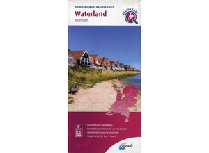 9789018046545 - ANWB Wandelkaarten Nederland   Waterland (Volendam)   Karte (im Sinne von Landkarte)